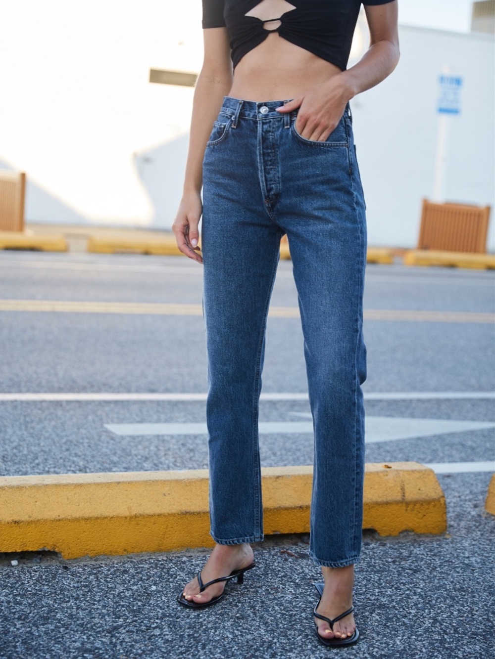 NWT AGOLDE 90's Pinch Waist Jeans Size 24